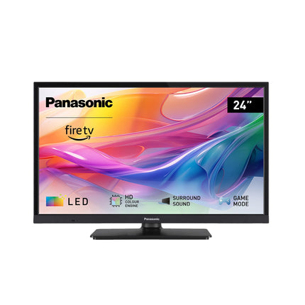 Panasonic TV-24S50AEZ, S50A seeria 24-tolline HD LED-nutiteler, 2024, Fire TV, HD värvimootor, HDR, Alexa hääljuhtimine, mängurežiim, meediapleier erakordse visuaalse kogemuse saamiseks.