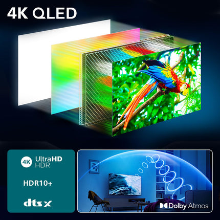 Philips 75PUS7800 4K LED nutiteler - 75-tolline ekraan Pixel Precise Ultra HD, Titan OS platvormi ja Dolby Atmos heliga - Töötab Alexa ja Google Assistantiga