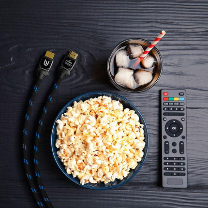 Ultra HDTV 8K HDMI Cable - 3m Ultra High Speed ​​HDMI 2.1 Cable, 48 Gbps for 8K@60Hz &amp; 4K@120Hz - Premium Certificate - DTS:X, HDCP 2.2&amp;2.3, HDR10+, eARC