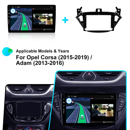 JOYX Android 13 IPS autoraadio sobib Opel Corsa (2015-2019) / Adam (2013-2016) mudelitele - sisseehitatud CarPlay Android Auto - TASUTA kaamera - 2G+32G - 9-tolline 2 DIN-ekraan - DSP DAB roolil juhtimine WiFi kiire käivitus