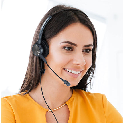 Mikrofoniga telefonipeakomplekt Cisco lauatelefonidele, mono kontori kõnekeskuse kõrvaklapid RJ9 pesaga Jabra Cisco 7841 7942 7960 7961 7962 8841 jaoks, 3,5 mm adapteriga mobiiltelefonide, arvutite ja sülearvutite jaoks