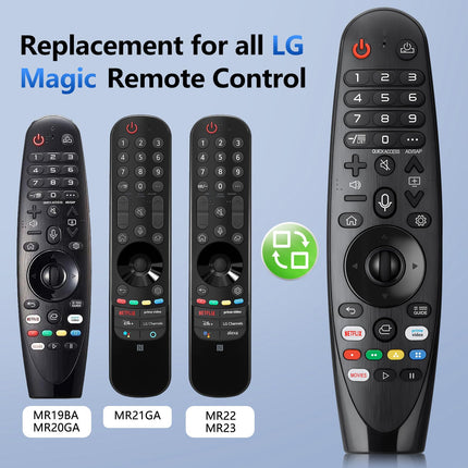 for LG TV remote control, for LG Magic Remote Original, compatible with AKB75855501 MR19BA MR20GA MR21GA MR22GN MR23GA with pointer and voice function