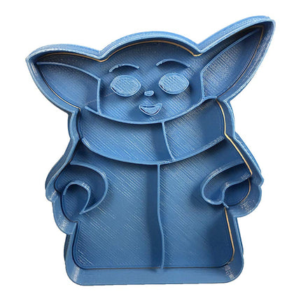 Cuticuter Baby Yoda Entero Cookie Cutter, PLA, Blue