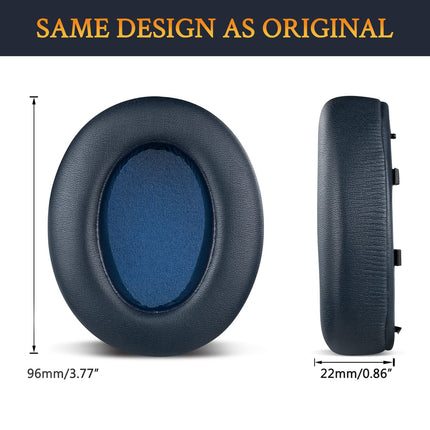 SOULWIT vahetuskõrvapadjad Sony WH-XB910 XB910N Extra Bass mürasummutavatele kõrvaklappidele, Sony WHXB910N juhtmevabadele Bluetooth-peakomplektidele, vahetuspadjad pehmema nahaga