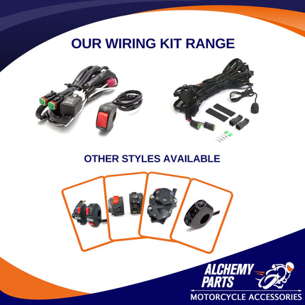 Universal Motorcycle Wiring Harness Loom Kit Cable Bicycle Scooter Quad ATV Moped