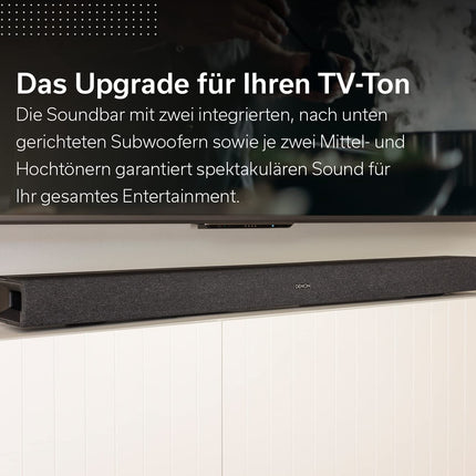 Denon DHT-S217 2.1 heliriba Dolby Atmose, sisseehitatud subwooferi, Bluetoothi, 4K UHD ja HDMI ARC-iga, must
