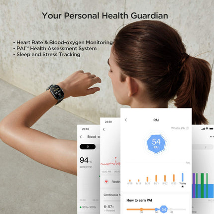 Amazfit GTS 2 Smartwatch, Smart Watch with Call, Bluetooth, 90 Sports Modes, Blood Oxygen Saturation and Heart Rate Monitor, 3GB Music Storage for Men Women