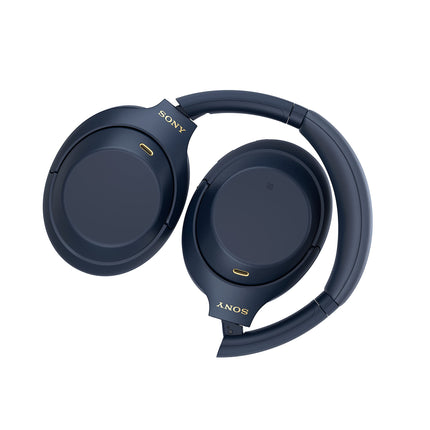 Sony WH-1000XM4 juhtmevabad Bluetooth-mürasummutavad kõrvaklapid (30-tunnine aku, puutetundlik andur, kiirlaadimine, Amazon Alexa jaoks optimeeritud, mikrofoniga peakomplekt) Kesköösinine