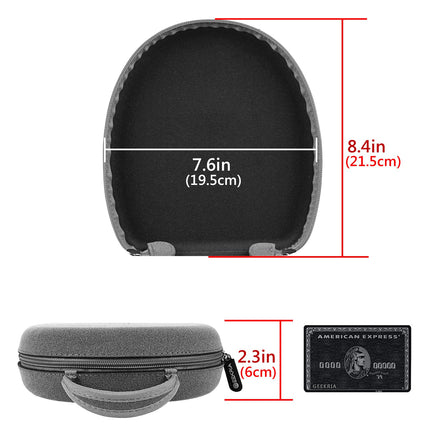 Geekria kõrvaklapiümbris Bose NC 700, QuietComfort 35 II, QC35 II, QC25, Grado SR80, SR80e, SR60, SR60e, Parrot Zik 3, Zik 2 kõrvaklappidele, peakomplektiümbris, kõva kandekott