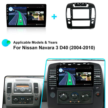 JOYX Android 12 IPS autoraadio sobib Nissan Navara 3 D40 (2004-2010) - Sisseehitatud juhtmevaba CarPlay Android Auto - TASUTA kaamera - 2G+32G - 9-tolline 2 DIN-i ekraan - DAB roolil juhtimine 4G WiFi kiire käivitus