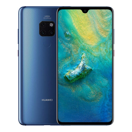 HUAWEI Mate 20 (128GB / 4GB) 6,53" FHD + ekraan Kolmekordne kaamera 4000 mAh aku 4G LTE GSM Kahekordne SIM Globaalne lukustamata (HMA-L29) Rahvusvaheline versioon, Kesköösinine