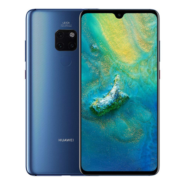 HUAWEI Mate 20 (128GB / 4GB) 6,53" FHD + ekraan Kolmekordne kaamera 4000 mAh aku 4G LTE GSM Kahekordne SIM Globaalne lukustamata (HMA-L29) Rahvusvaheline versioon, Kesköösinine