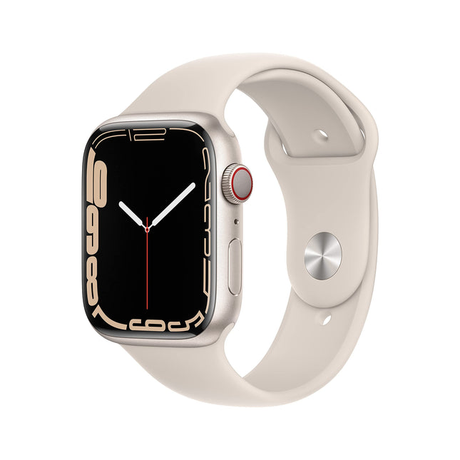Apple Watch Series 7 (GPS + Cellular, 45MM) Polar Star Aluminum Case with Polar Star Sport Band (Refurbished)