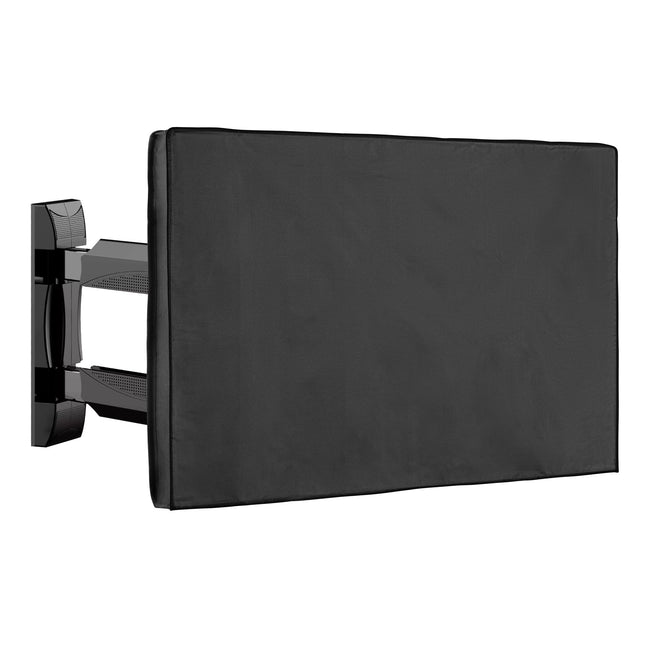 kwmobile 32" Outdoor TV Cover - TV Case Screen Protector - Weatherproof Protective Cover - Black