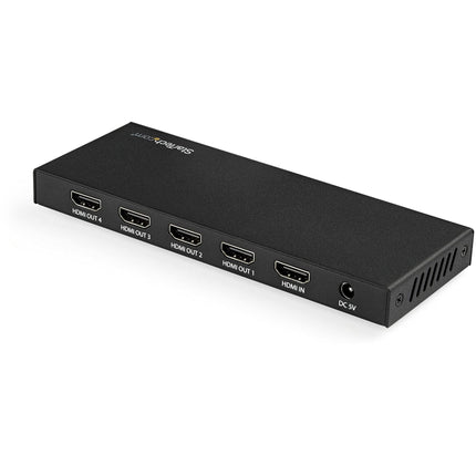 StarTech.com 4 Port HDMI Splitter - 4K 60Hz - 1x4 HDMI Distributor - HDR