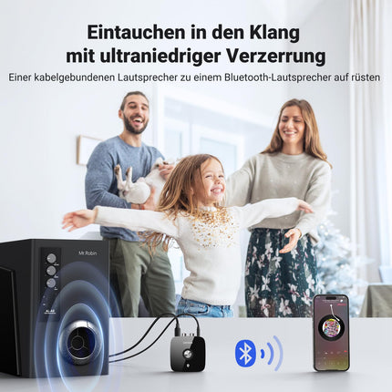 UGREEN Bluetooth 5.1 aptX HD heliadapter stereosüsteemile, madala latentsusega traadita vastuvõtja RCA pistikupesaga, kahekordne sidumine mobiiltelefoni, tahvelarvuti jne-ga. Bluetooth-vastuvõtja kõlarite, võimendite jaoks.