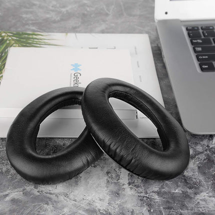 Geekria QuickFit proteiinist nahast vahetuskõrvapadjad Sennheiser Game ONE, Game Zero, PC360, PC363D, PC373D kõrvaklappidele, kõrvapadjad, peakomplekti kõrvapadjad, remondiosad (mustad)