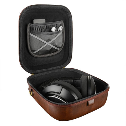 GEEKRIA kõrvaklapiümbris HD 599, HD 598 SE, HD 595, Sennheiser HD 559, HD 558, HD 555, HD 518, HD 515 kõrvaklappidele, kaitsev kott peakomplektiümbrisele (PU)