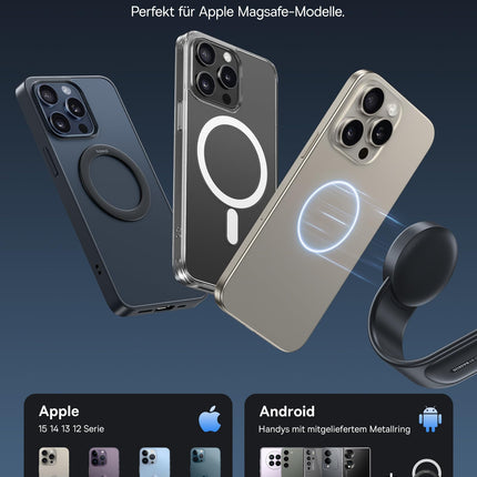 Baseus C02 autotelefoni hoidik magnetiga, magnetiline Magsafe autotelefoni hoidik iPhone'ile ja nutitelefonidele [tugev magnetiline jõud ja turvaline kinnitus] [360° reguleeritav] magnetiline kinnitus autotarvikutele