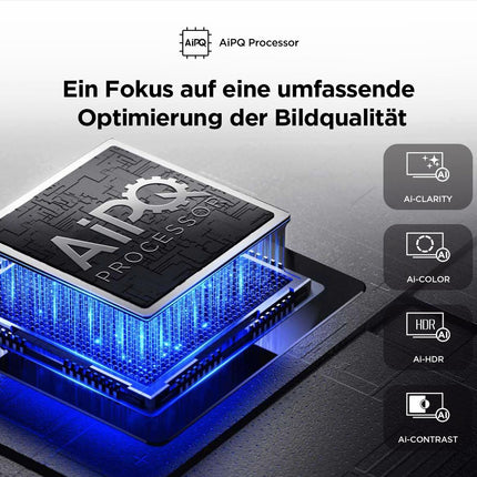 TCL 43V6C 43-tolline 4K UHD nutiteler – HDR10+, HVA-paneel, Dolby Vision, Google TV, HDMI 2.1, DVB-T2/C/S2, Bluetooth 5.2, hääljuhtimine Alexa ja Google Assistantiga