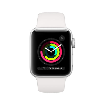 Apple Watch Series 4 40mm (GPS) - Silver Aluminum Case with White Sport Band (Refurbished)