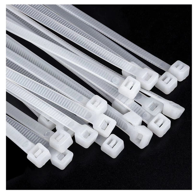 Large cable ties 61 cm white heavy duty for outdoor use 50 pieces strong extra long cable ties large industrial plastic ties
