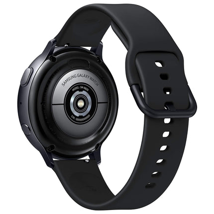 Samsung SM-R820 Galaxy Watch Active2, aluminum fitness tracker, large display, long-lasting battery, water-resistant, 44 mm, Bluetooth, Aqua Black