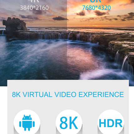 RUPA Android TV Box 11.0, 2025. aasta uusim nutiteleriboks 8 GB RAM 128 GB ROM RK3566 neljatuumaline protsessor toetab HD 3D 8K 2.4G/5.8Ghz WiFi BT 4.0 USB 3.0 LAN 1000M telekast