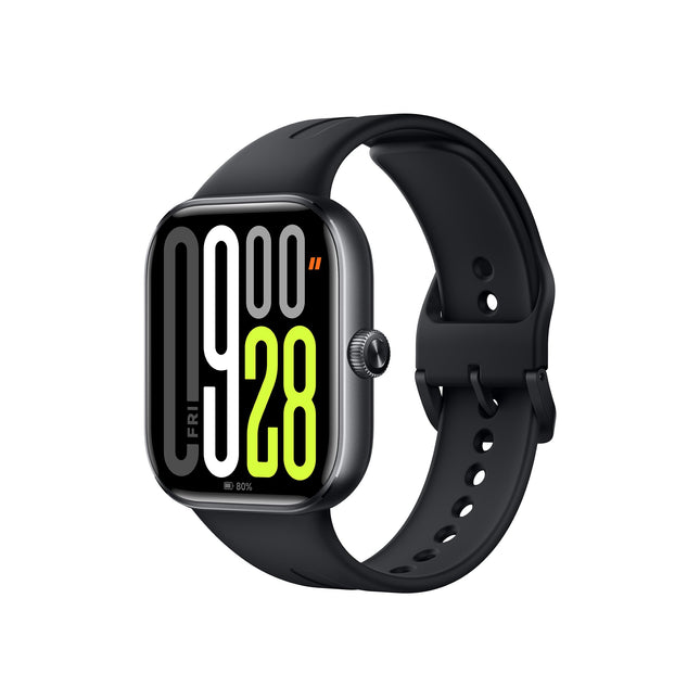 Xiaomi Redmi Watch 5 – 2,07" AMOLED, 60Hz, 24-päevane aku, üle 150 spordirežiimi, 5ATM veekindlus, GNSS, pulsi- ja SPO₂-andur, Bluetooth-kõned, alumiiniumraam, pöörlev nupp, obsidiaanmust