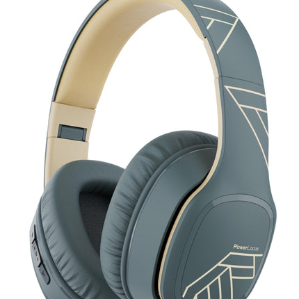 PowerLocus P7 Bluetooth-kõrvaklapid, kokkupandavad kõrvaklapid, juhtmevabad kõrvaklapid bassirežiimidega, Hi-Fi stereo käed-vabad funktsiooniga, USB-C laadimine ja pikk aku tööiga iPhone'ile/arvutile/telerile