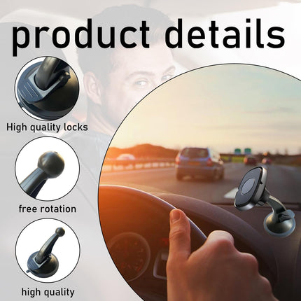 1 x Garmin Navigation Mount, Universal Replacement Suction Cup, Stable Holder, Vehicle Suction Cup with Ball Connector for Garmin Drivesmart Nuvi Zumo Driveassist Camper Van