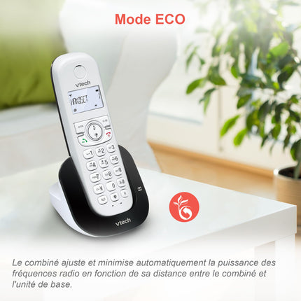 VTech CS1551 Cordless DECT phone with 2 handsets with charger, answering machine, call blocking, caller identification/call waiting, hands-free, display and keypad with