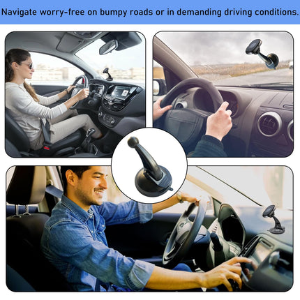 1 x Garmin Navigation Mount, Universal Replacement Suction Cup, Stable Holder, Vehicle Suction Cup with Ball Connector for Garmin Drivesmart Nuvi Zumo Driveassist Camper Van