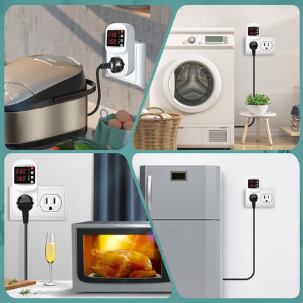 Jadeshay ülepingekaitsega pistikupesa 16A AC220V reguleeritav automaatne pingekaitsega pistikupesa piksekaitsega
