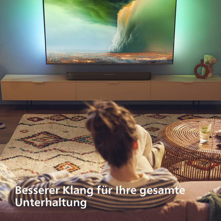 Philips TAB5109 heliriba 2.0-2 kanaliga 120W, DTS Virtual X, Bluetooth 5.4, HDMI ARC, optiline ja USB-ühendus - tumehall
