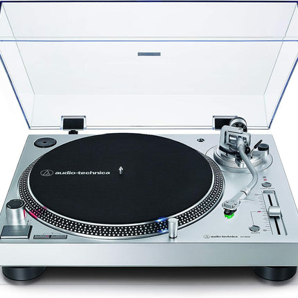 Audio-Technica LP120XUSBSV Direct-Drive Turntable (Analog and USB) Silver