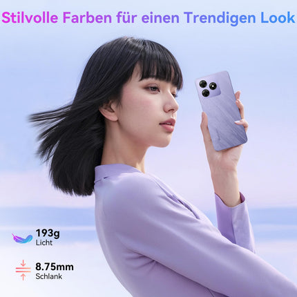 Blackview Wave 8C odav Android 14 mobiiltelefon ilma lepinguta, 6GB+64GB/2TB SD, Octa Core 6.56" HD+, 5000mAh aku, 13MP+8MP kaamera, 4G kahe SIM-kaardiga nutitelefon, lukustamata, 3.5mm pesa/GPS/2-aastane garantii