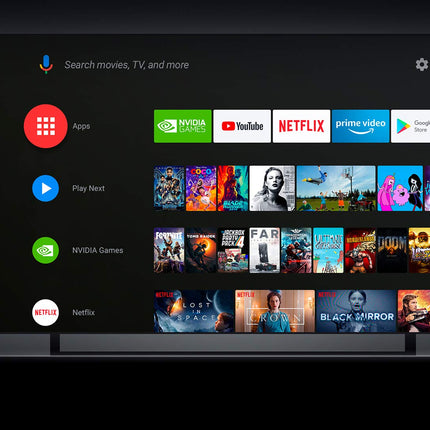 NVIDIA SHIELD Android TV Pro multimeediapleier; 4K HDR-filmid, otseülekanded spordist, Dolby Vision Atmos, tehisintellektiga video suurendus, GeForce NOW Cloud Gaming, integreeritud Google Assistant