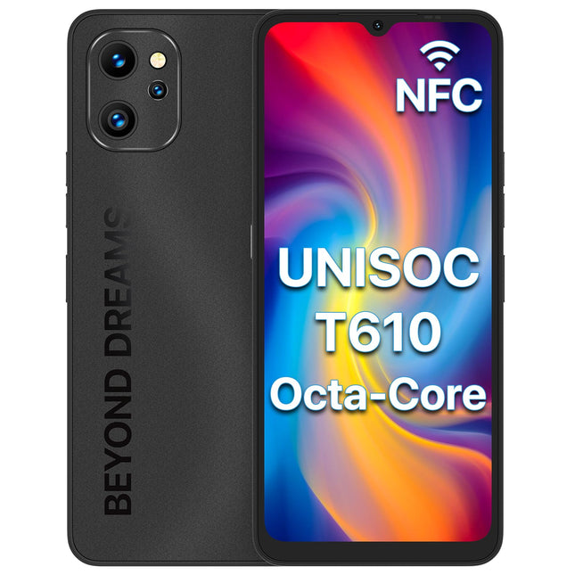 UMIDIGI lepinguta nutitelefon, odav NFC, 128 GB mobiiltelefonid, 48MP + 16MP kaamera, 6,7" HD+ ekraan, 4 GB RAM, 5150mAh kaheksatuumaline, 4G kahe SIM-kaardi/sõrmejälje/GPS, A13 Pro SIM-kaardivabad mobiiltelefonid Android 11-ga