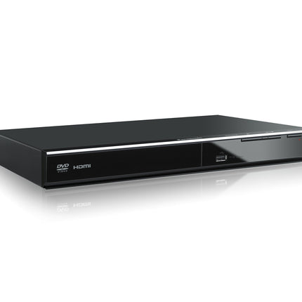 Panasonic DVD-S700EG-K DVD-mängija (mitme vormingu taasesitus xvid, MP3 ja JPEG, USB 2.0, HDMI, SCART, CD rippimise funktsioon) must ja Amazon Basics - punutud HDMI-kaabel, 0,9 m
