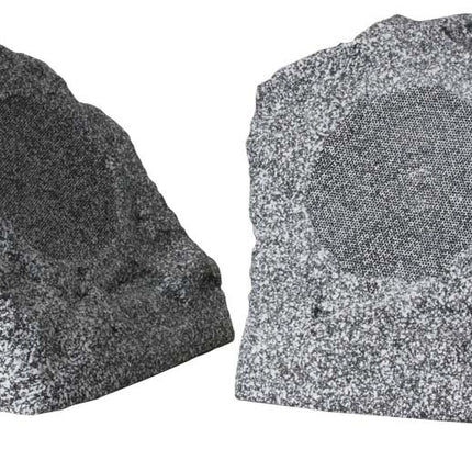 Earthquake Sound Granite-52 5.25" Coaxial Outdoor Rock Speakers (Pair) - Granite Finish