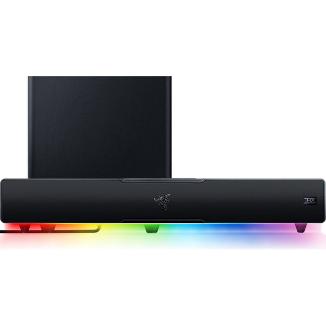 Razer Leviathan V2 - PC Gaming Soundbar (Dolby 5.1 Surround Soundiga, võimsa bassikõlariga sügava bassi jaoks, ideaalne mängimiseks, filmide ja muusika kuulamiseks) Must