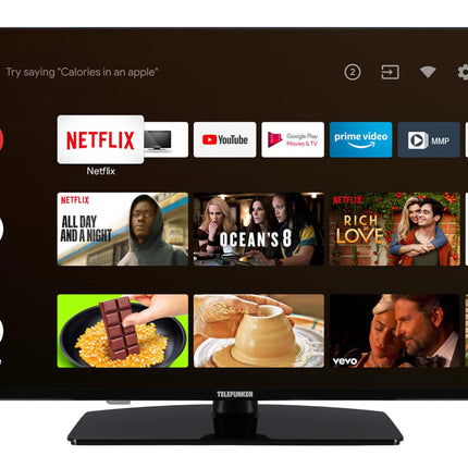 Telefunken Android TV 43-tolline televiisor (Full HD nutiteler, HDR, kolmekordne tuuner, Bluetooth) XF43AN750M