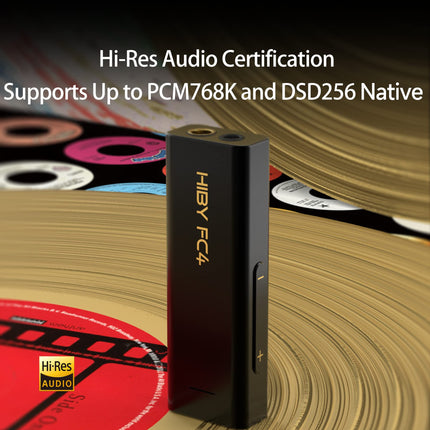 HiBy FC4 kõrvaklapivõimendi, kaasaskantav DAC 4,4 mm ja 3,5 mm kõrvaklapiväljunditega, toetab MQA16X PCM768K DSD256, võimas ajam Androidile/iOS-ile/Macile/Windowsile