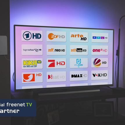 Oehlbach Scope Vision DVB-T2 HD antenn - digitaalne siseantenn - USB toide - aktiivne DVB-T2 võimendi - siseantenn, testi võitja - valge