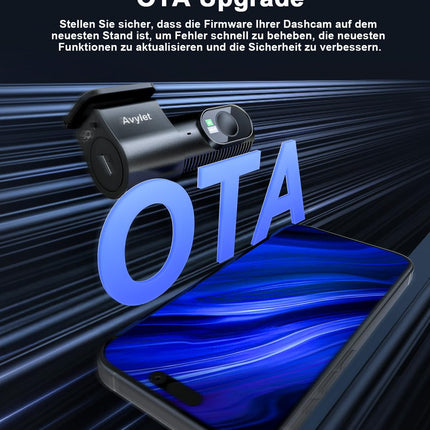 Avylet 4K+1080P auto videoregistraator esi- ja tagaosaga, Wi-Fi/rakendusega topeltkaamera parkimismonitoriga, toetab välist GPS-moodulit, öönägemist, WDR-i, 170°+150° lainurka, G-andurit, max 256GB