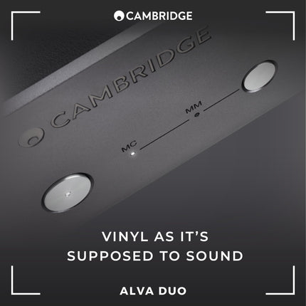 Cambridge Audio Alva Duo - stereo liikuvmagnetiga ja liikuva mähisega fonolava/eelvõimendi - kuuhall