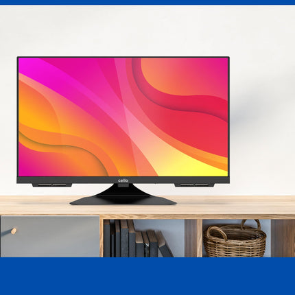 Cello C2424WS Trav 24-tolline nutikas 12V telkimis-reisiteler raamita kolmekordse tuuneriga Bluetooth WebOS LG Pitch Perfect kõlar Disney+ Netflix matkaauto veoauto paat [2024]