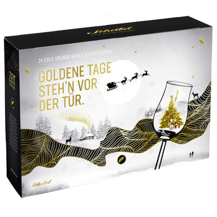 Scheibeli advendikalender, jõulude eriväljaanne, naps, liköör, brändi, viski, Saksamaa, sh Fine Value e-raamat