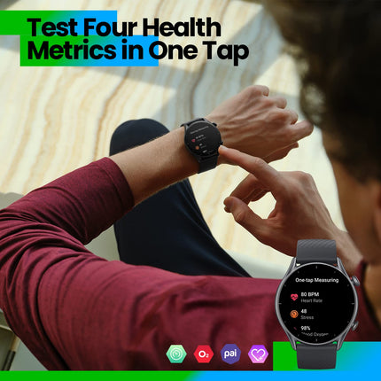 Amazfit GTR 3 46mm nutikell meestele ja naistele tervise jälgimise funktsiooniga, GPS-spordikell enam kui 150 spordirežiimiga, 21-päevane aku, Alexa